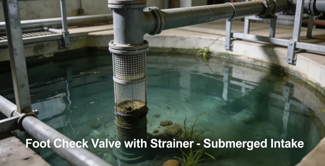 Check Valve with Strainer