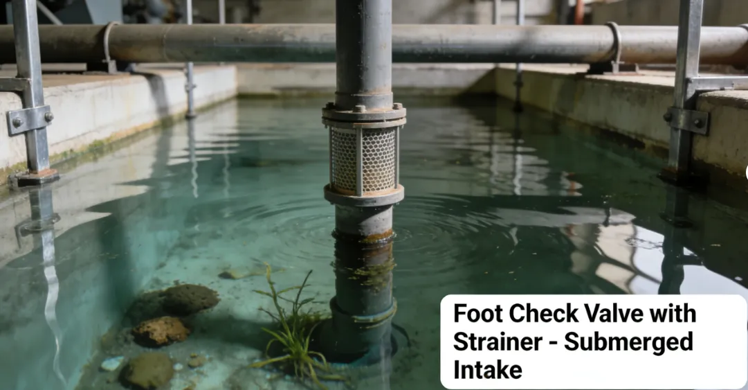 Check Valve with Strainer