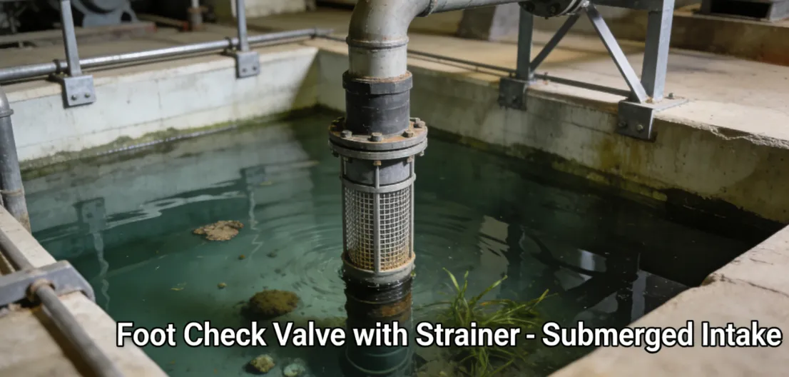 Check Valve with Strainer