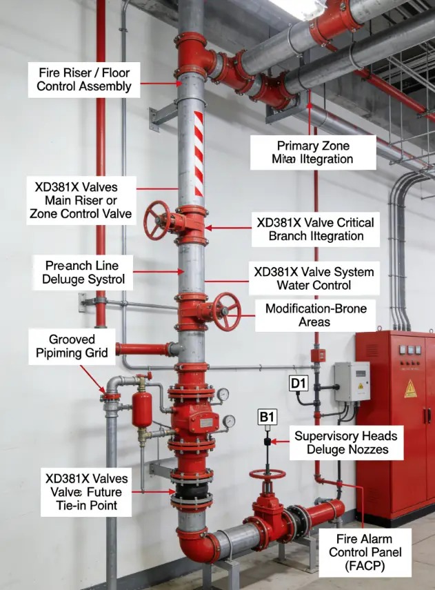 Fire Sprinkler Butterfly Valve