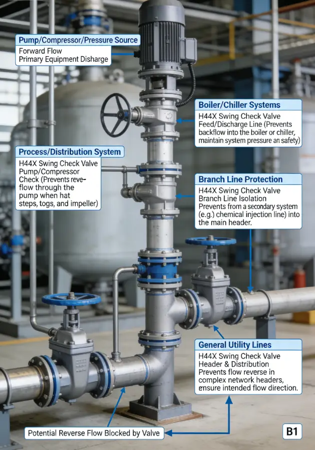 Flanged Check Valve Fire Protection