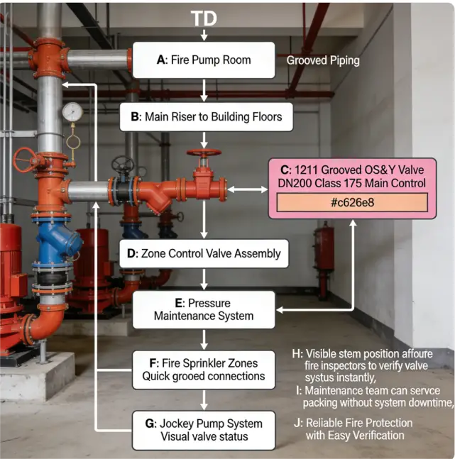Grooved OS&Y Gate Valves