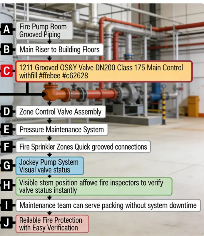 Grooved OS&Y Gate Valves