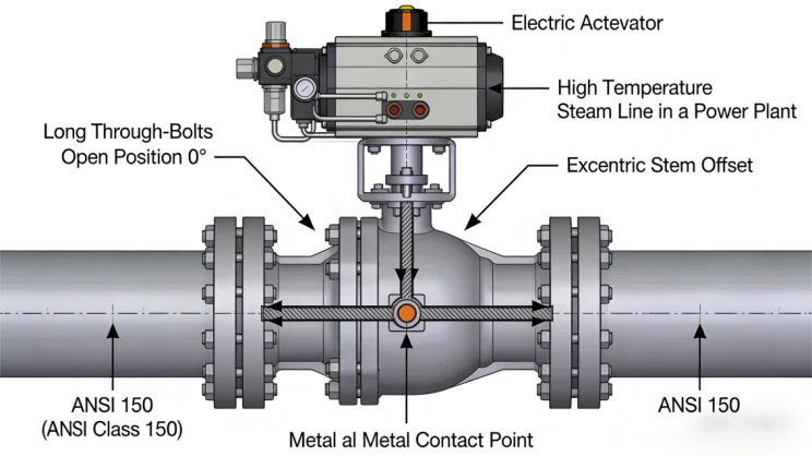 Metal Seat Butterfly Valve 