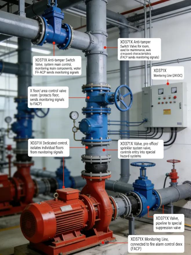 Wafer Butterfly Valve with Tamper Switch