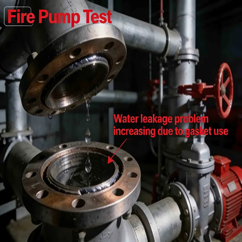 fire pump water leakage
